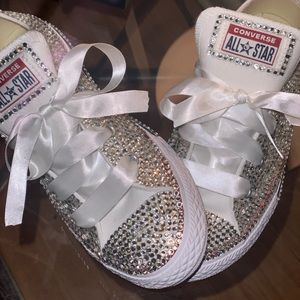 Bling Bedazzled Converse Shoes